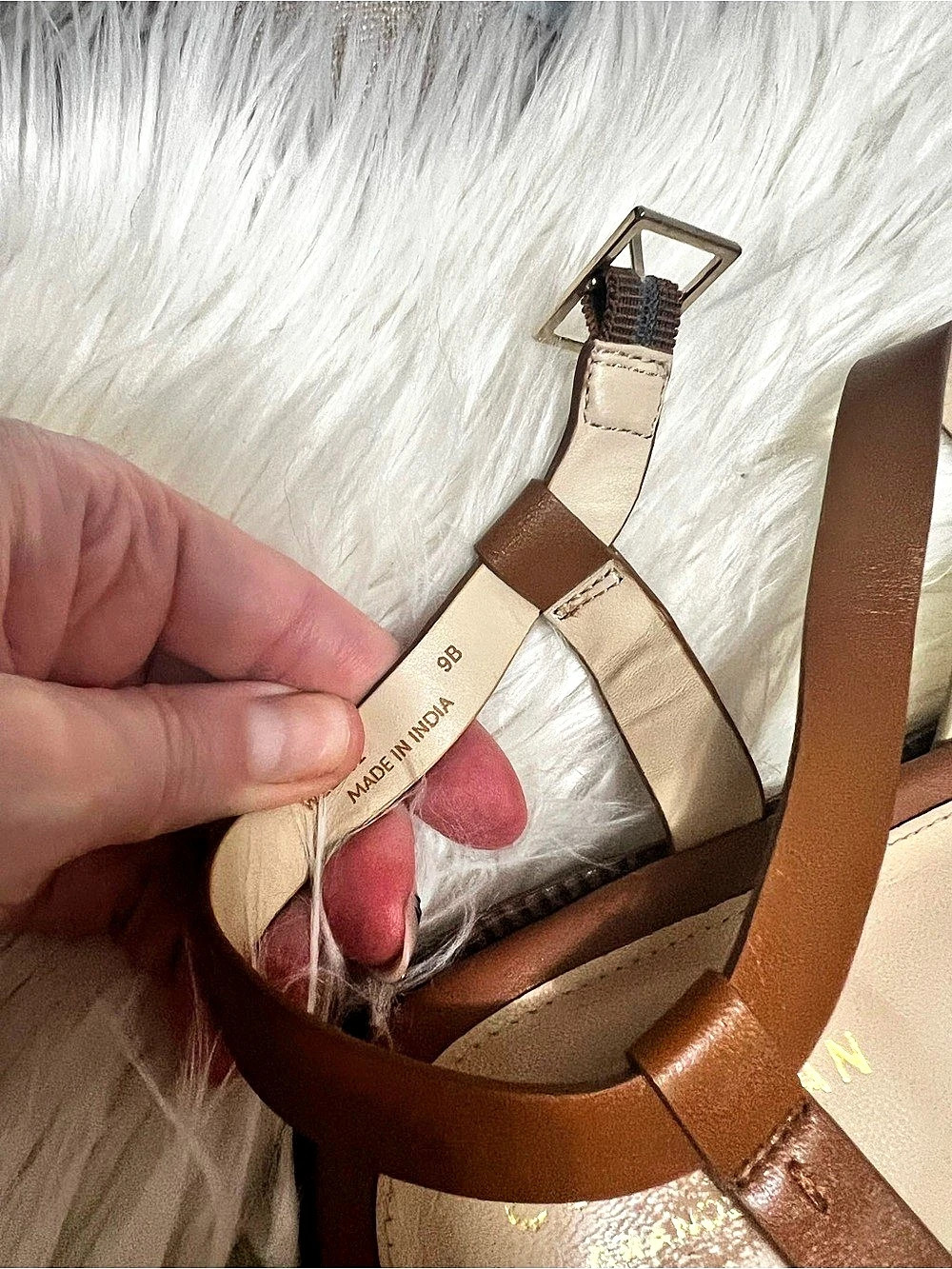 Cole Haan Women's Wilma Strappy
Sandals size 9 grand ambition brown gold - Picture 8 of 9